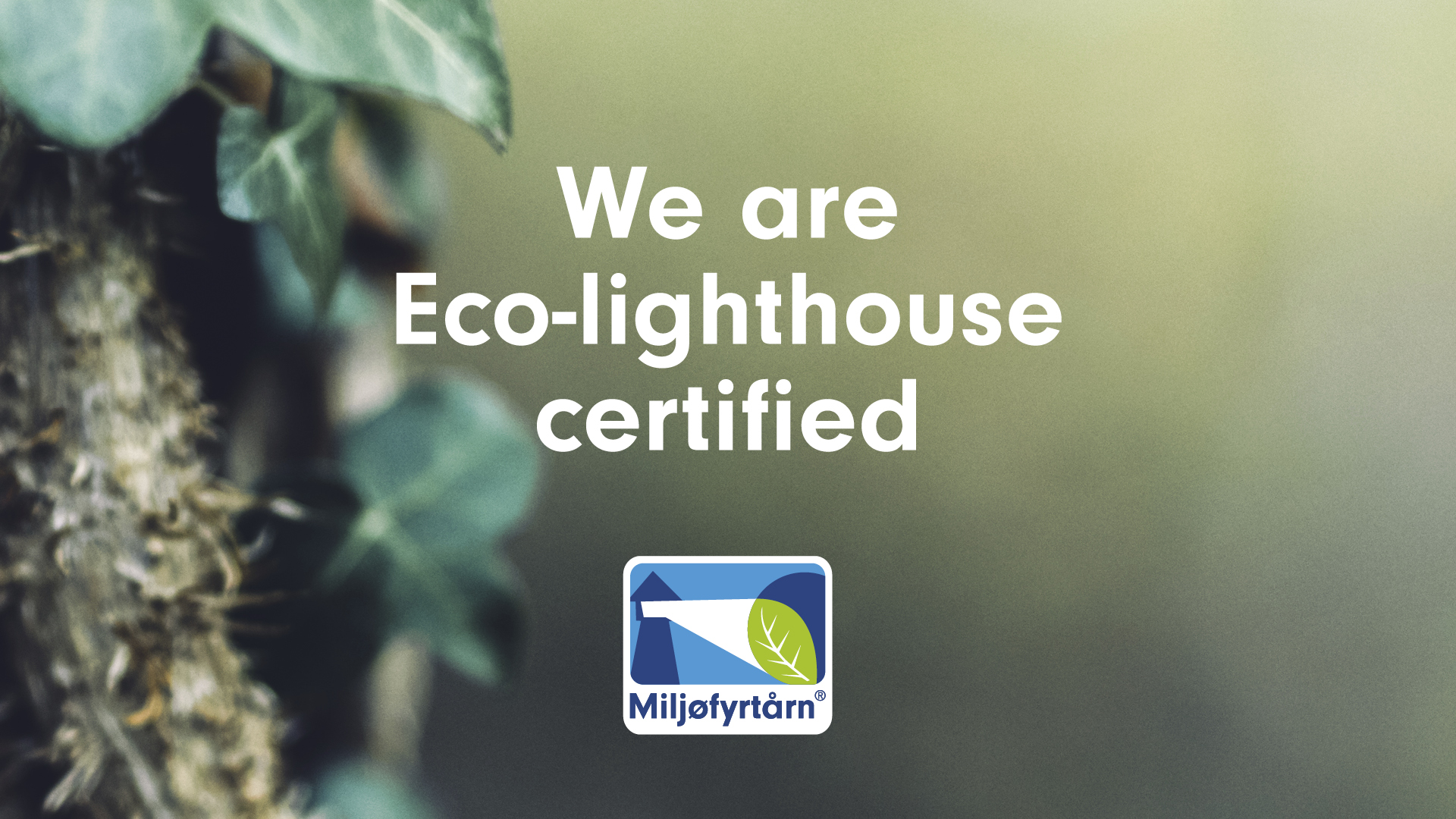 CURRENT is now Eco-Lighthouse certified